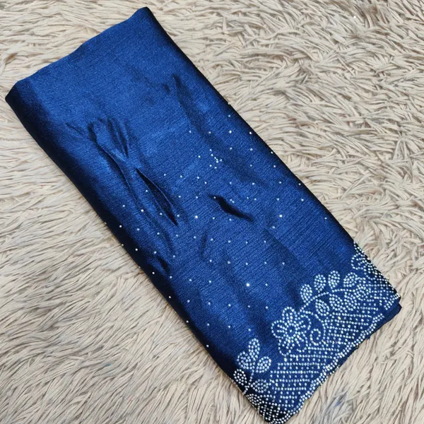 Premium Bridal Hijab with stone work | HJ02